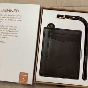 Dark Chocolate Andar Denner Wallet new with box